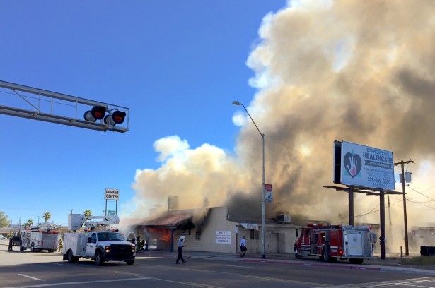 Chinese Restaurant Gone In Flames - Parker Live
